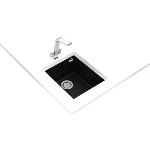 Teka Square 34.40 TG Siyah Granit Evye