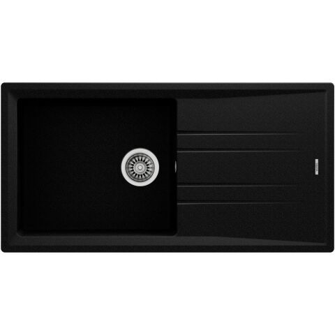 Teka Stone 60 L-TG Metalik Siyah Granit Evye