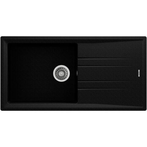 Teka Stone 60 L-TG Metalik Siyah Granit Evye