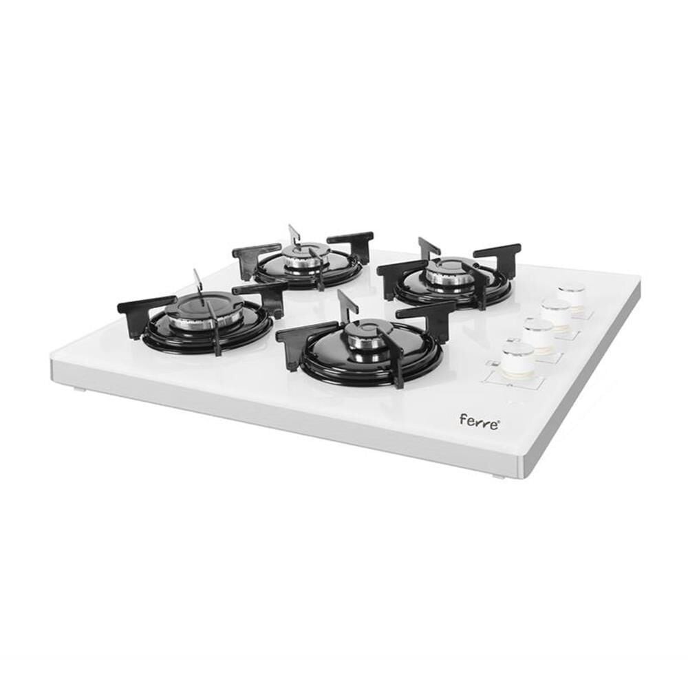 Ferre B2240 CE Beyaz Cam Set Üstü Ocak