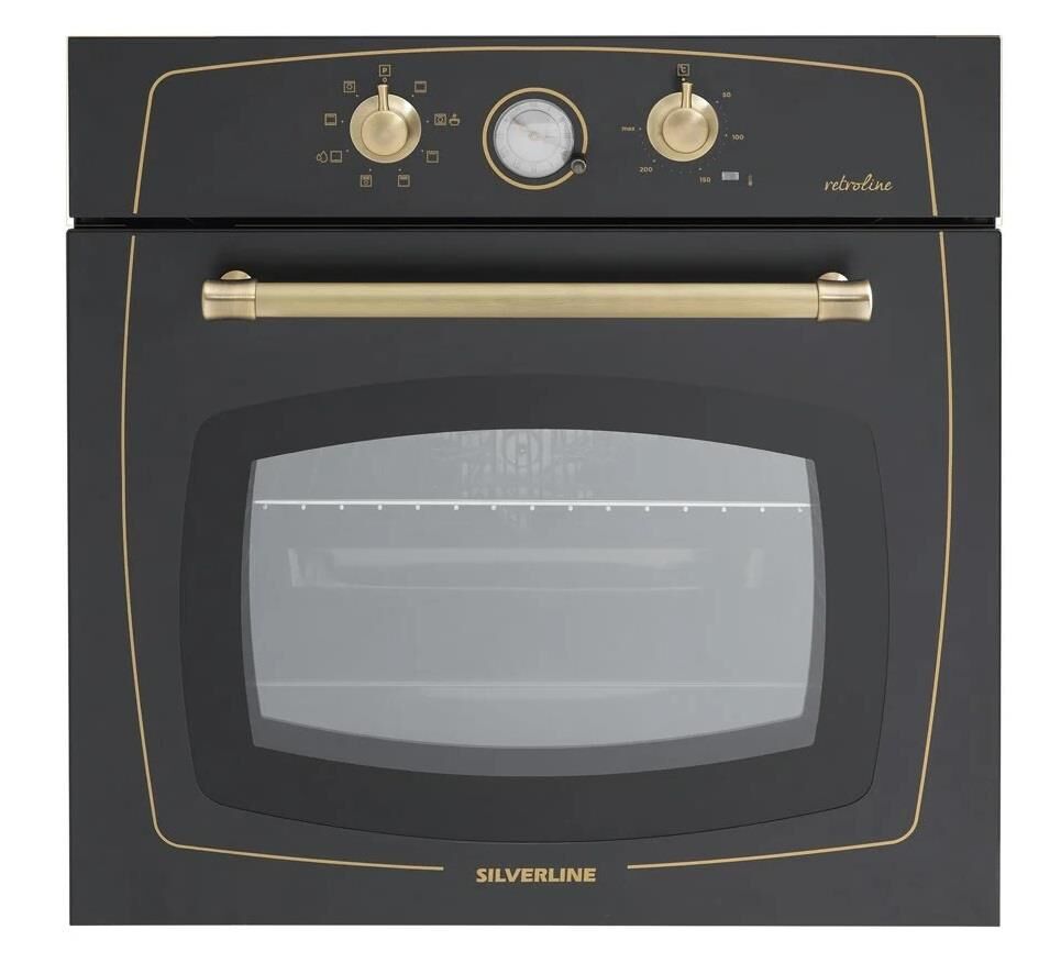 Silverline RS6235B03 Siyah 8F Rustik Ankastre Fırın