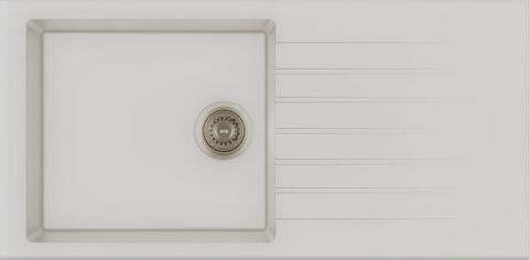 Ukinox Arya D100 Colorado Tezgah Üstü Granit Mutfak Evyesi