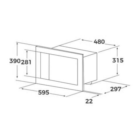 Teka MB 620 BI SS İnox Ankastre Mikrodalga Fırın