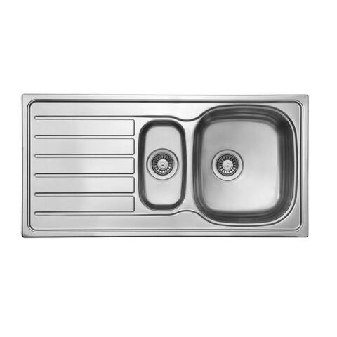 Ukinox Hypnos 100 Dekorlu Sol Damlalıklı Evye