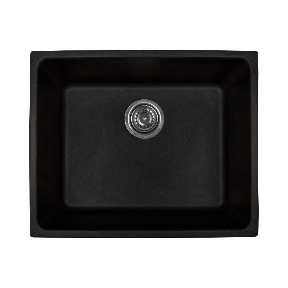 BLACKSTONE PETRA 50X40 CM SİYAH TEZGAHALTI GRANİT EVYE