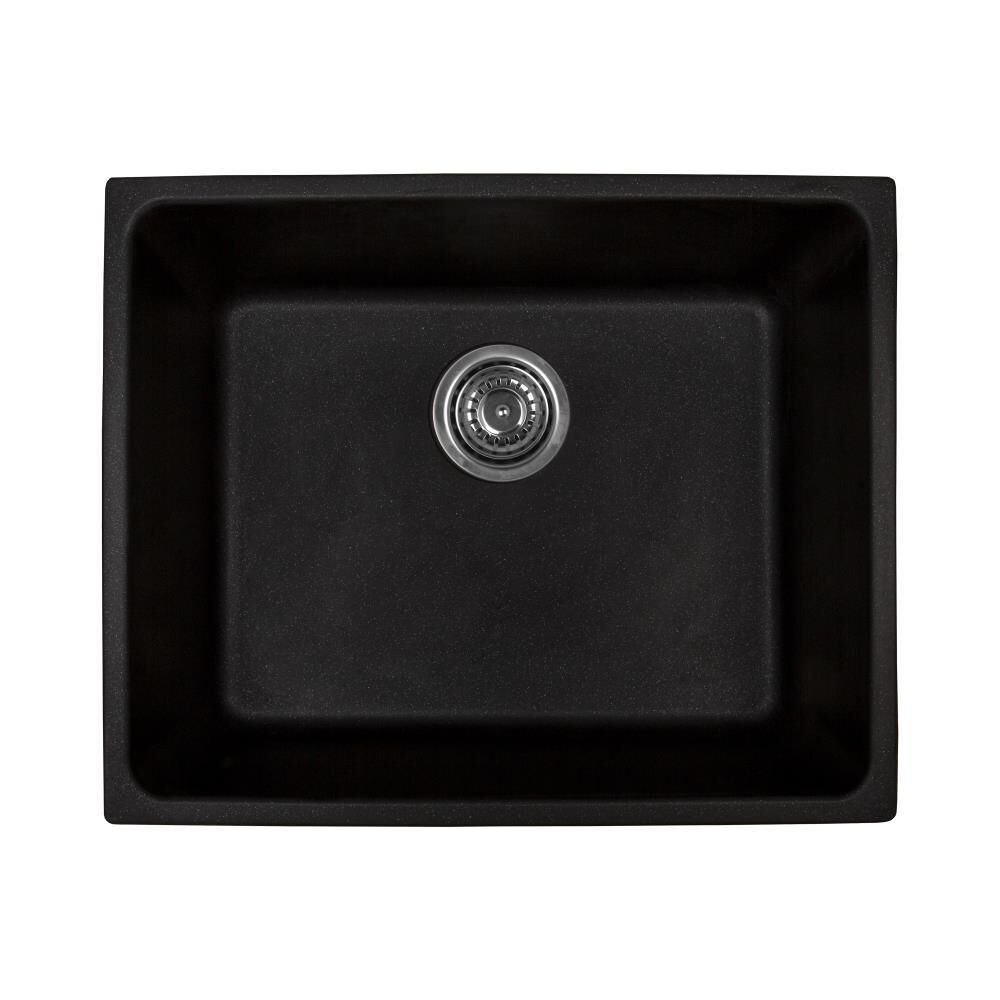 BLACKSTONE PETRA 50X40 CM SİYAH TEZGAHALTI GRANİT EVYE