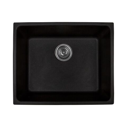 BLACKSTONE PETRA 50X40 CM SİYAH TEZGAHALTI GRANİT EVYE