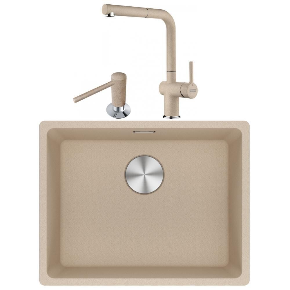 Franke Maris MRG 210/110-52 Avena Granit Evye ACTİVE PLUS DOCCİA 2.0 Batarya COMFORT Sıvı Sabunluk Set