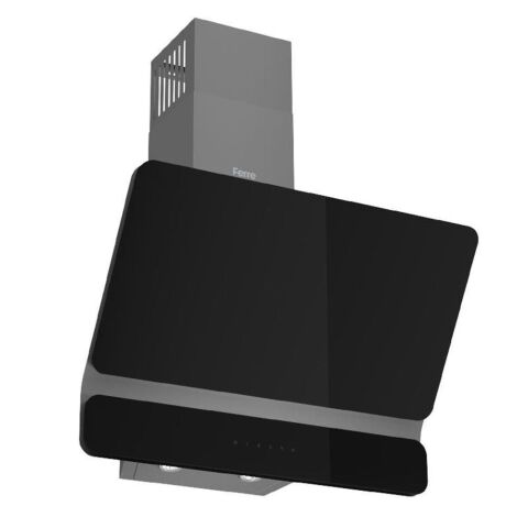 FERRE SteamART FRYART SİYAH SET ( D080 SİYAH DAVLUMBAZ-SS205 SİYAH OCAK- XE64CS FRYART SteamArt Siyah Fırın)