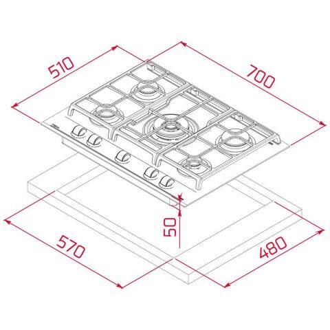 Teka GZC 75330 XBN BK Siyah Ocak