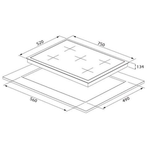Silverline Beyaz Ankastre Set (3457 Soho Davlumbaz , CS5365W01 Ocak , BO6504W01 Fırın)