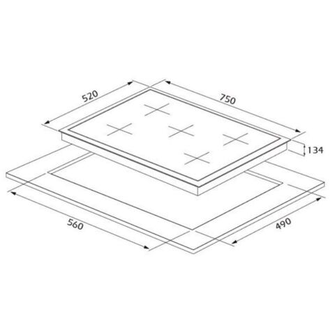 Silverline Beyaz Ankastre Set (3457 Soho Davlumbaz , CS5365W01 Ocak , BO6504W01 Fırın)