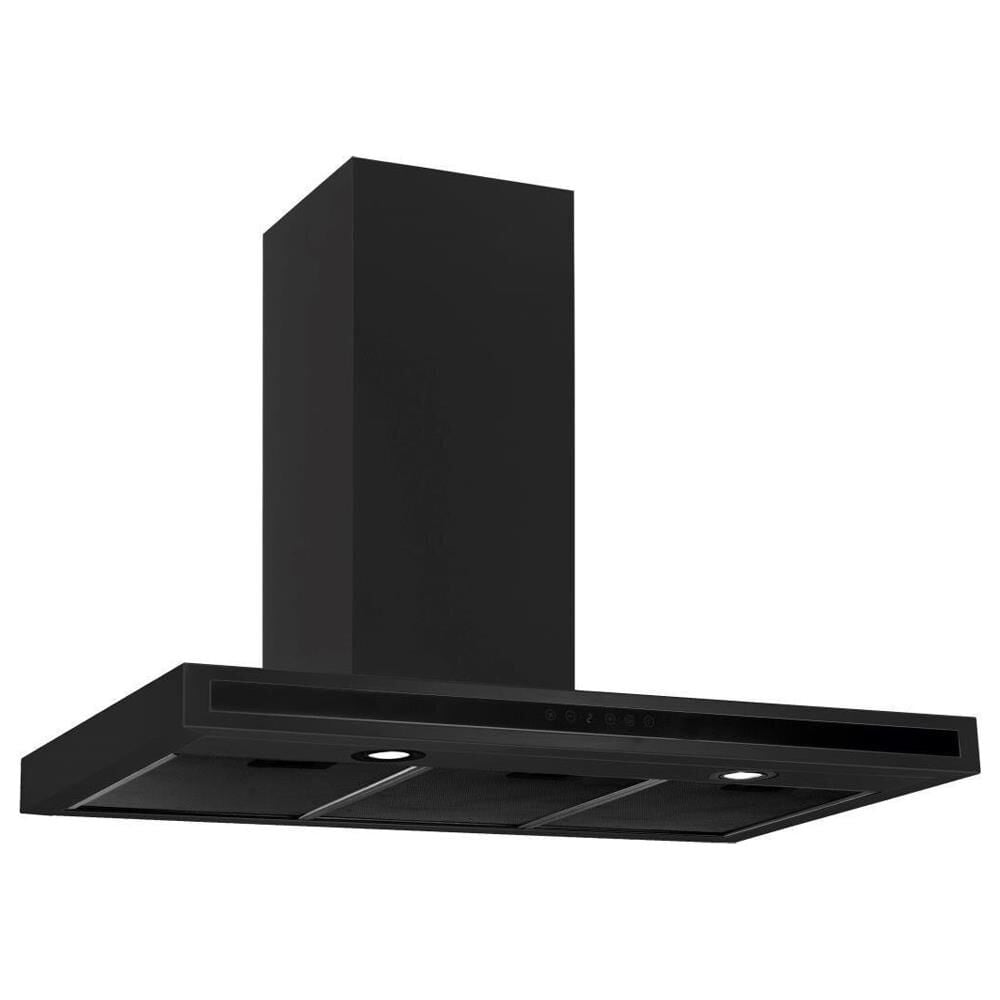 Silverline 3173 Quadro Duvar Tipi Siyah 60 Cm Davlumbaz