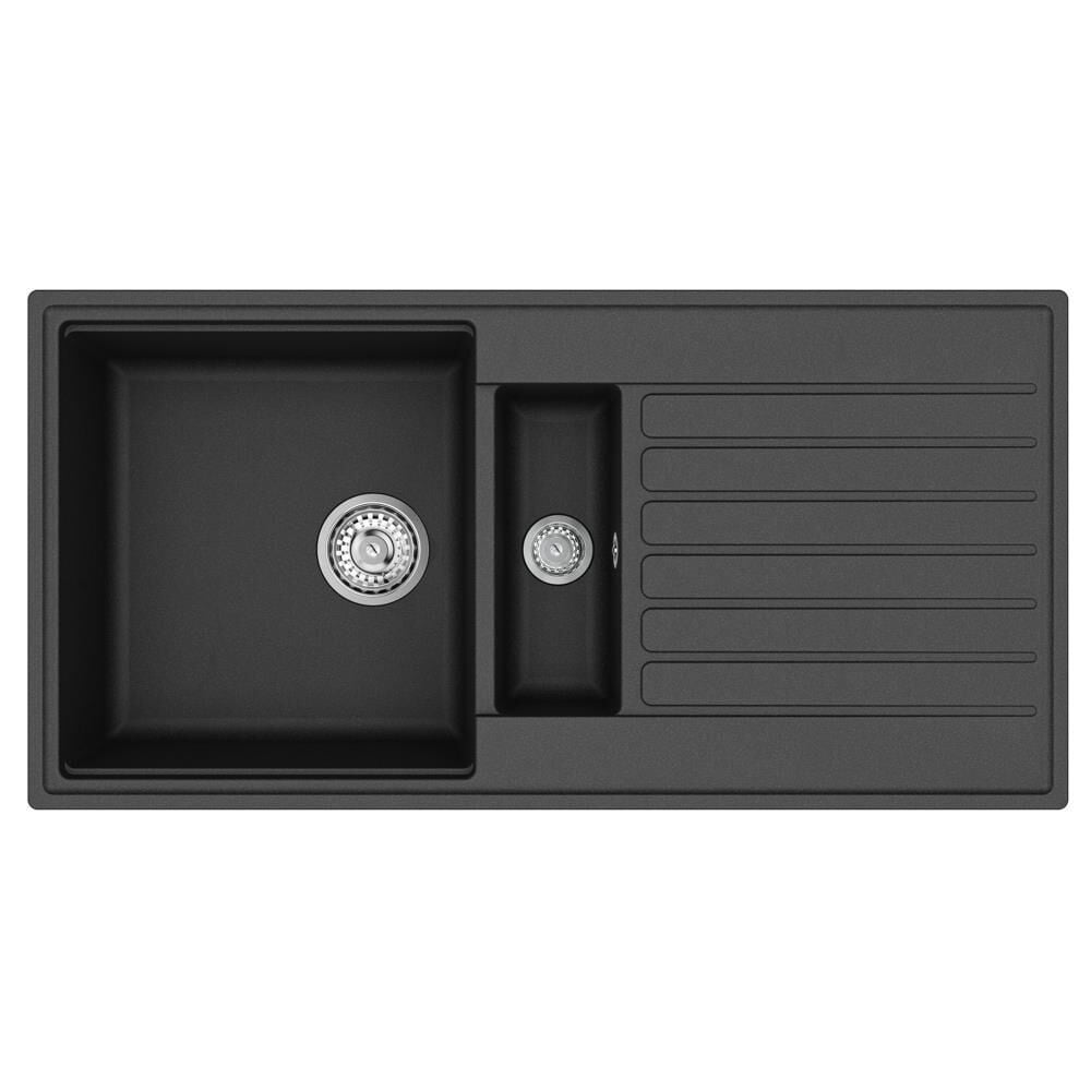 Teka CLİFF 60 B TQ 1,5 Gözlü Onyx Black Granit Evye