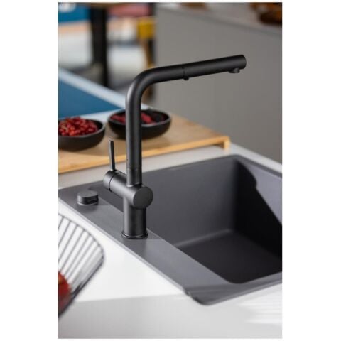 Franke Active Plus Metalic Doccia DuşlamalıI MATT BLACK Evye Bataryası