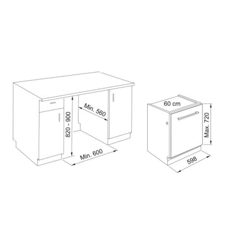 Franke FDW 614 D10P Tam Ankastre Bulaşık Makinesi