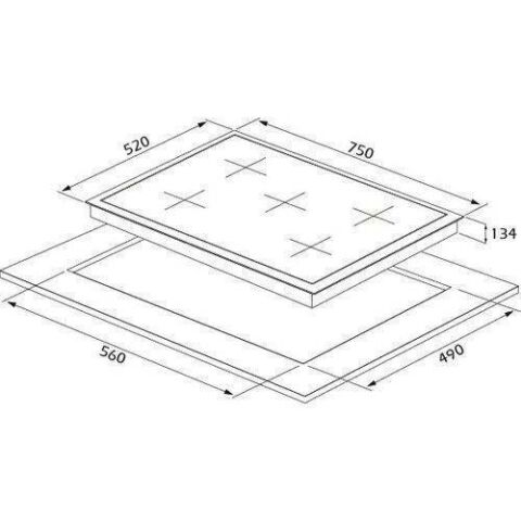 Silverline Siyah Ankastre Set (3373 60 Cm Misto, CS5365B01 , BO6505B01)