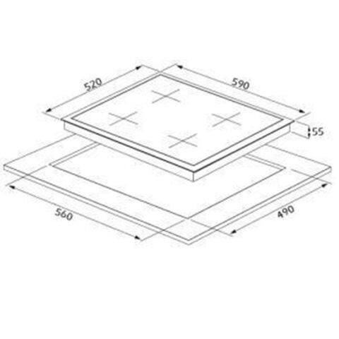 Silverline Siyah Ankastre Set (3457 Soho 60 , CS5335B01 , BO6505B01)