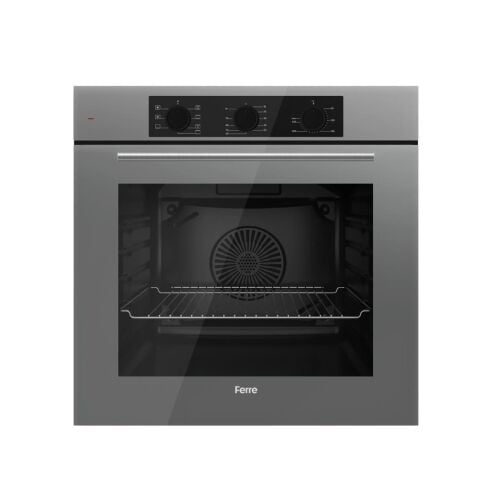 Ferre Gri Set (D088 Gri Davlumbaz -SS208 Gri Ocak- QBL62CPR Gri Fırın)