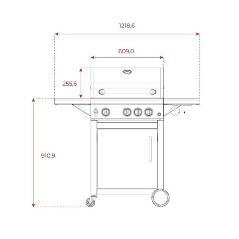 TEKA T-BBQ 3100 G GURME GAZLI BARBEKÜ