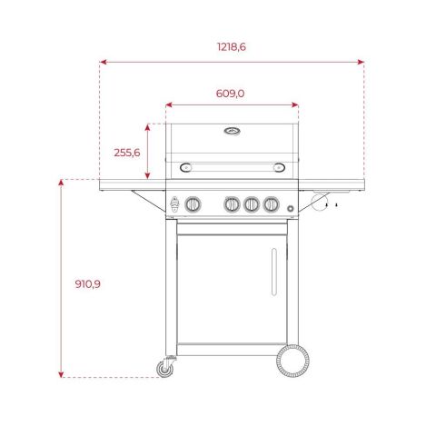 TEKA T-BBQ 3100 G GURME GAZLI BARBEKÜ