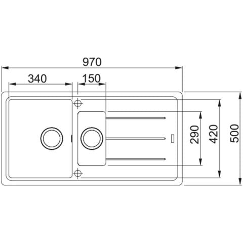 Franke BASİS BFG 651 Sahara Granit Evye