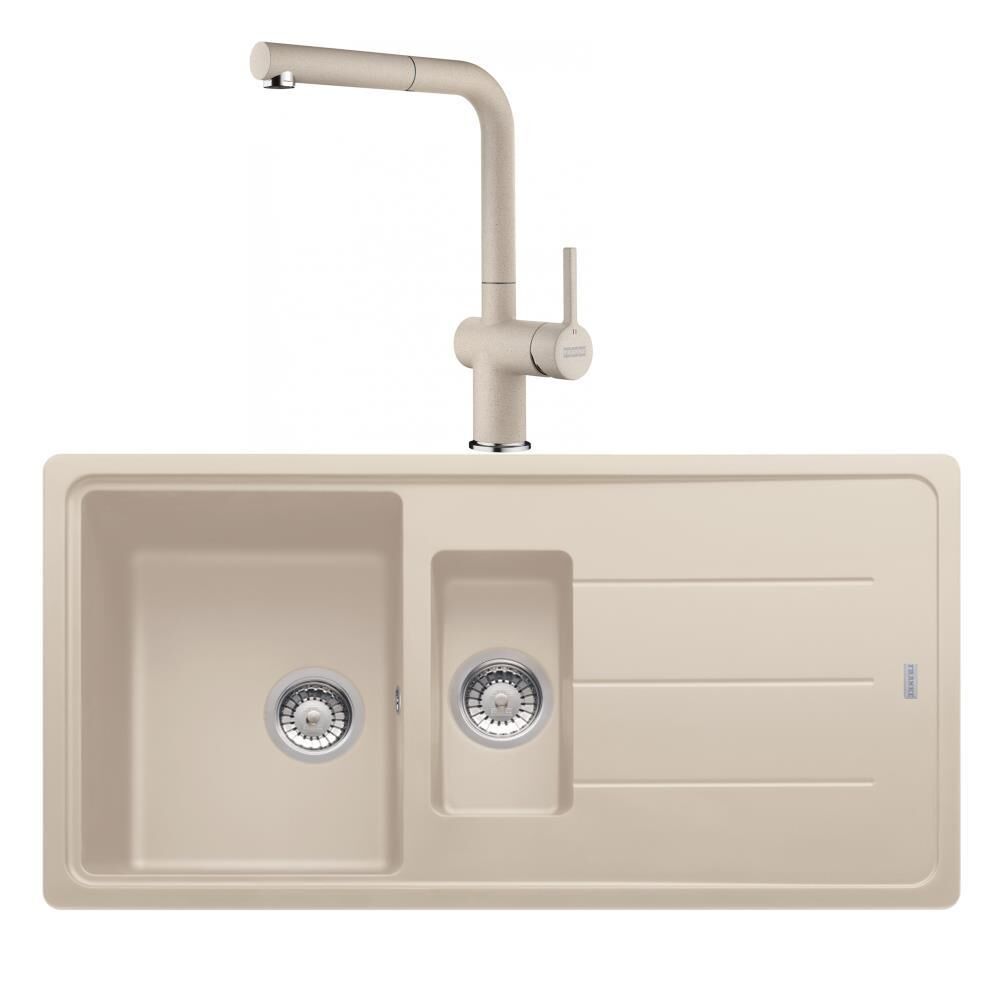 Franke Basis BFG 651 Sahara Granit Evye Active Plus Doccia 2.0 Batarya Set