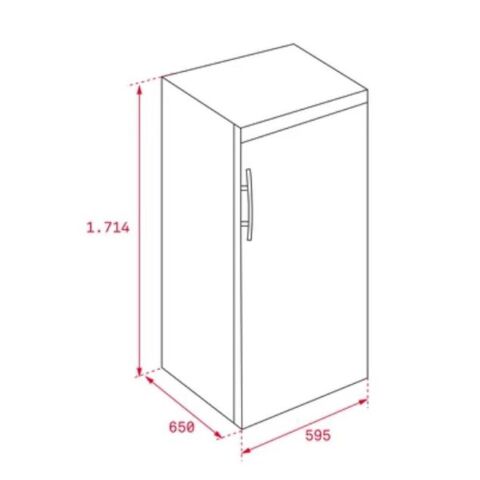 Teka RSF 43250 SS EU 7 Çekmeceli No Frost Derin Dondurucu