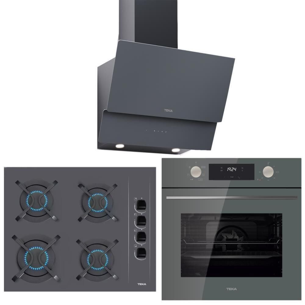 Teka CHEF 4 Gri Ankastre Set (HAK 625 ST BÖREK ŞEFİM - GBC 64002 KBC ST- ATV 60 PRO ST)