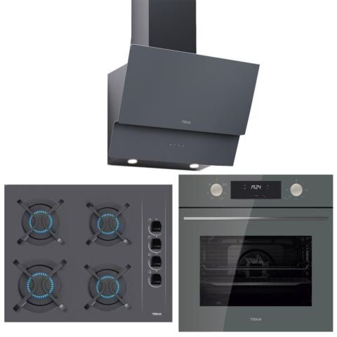 Teka CHEF 4 Gri Ankastre Set (HAK 625 ST BÖREK ŞEFİM - GBC 64002 KBC ST- ATV 60 PRO ST)