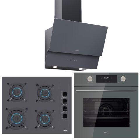 Teka CHEF 4 Gri Ankastre Set (HAK 625 ST - GBC 64002 KBC ST- ATV 60 PRO ST)