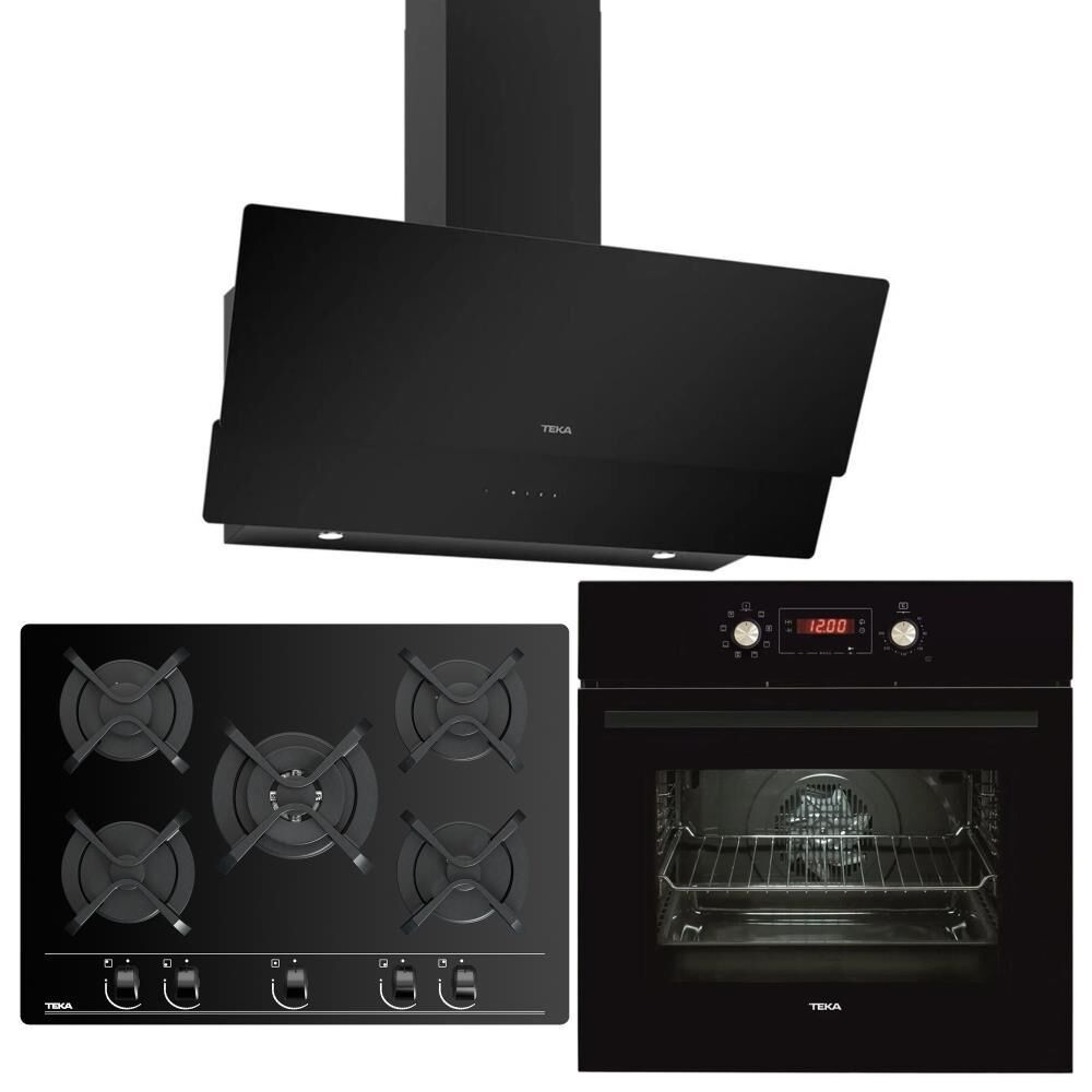 Teka Siyah Ankastre Set (ATV 90-GBC 75030 KBC-HAK 629 BK AUTOPERFECT)