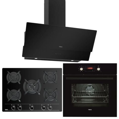 Teka Siyah Ankastre Set (ATV 90-GBC 75030 KBC-HAK 629 BK AUTOPERFECT)