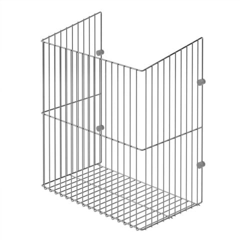 Starax S-8014 Kapağa Monte Çamaşır Sepeti Krom 45 Cm
