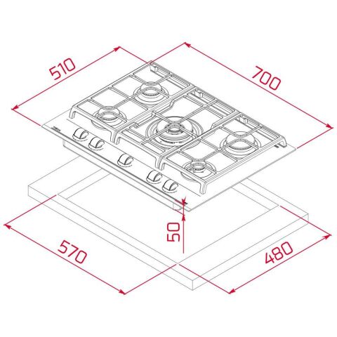 Teka Urban Serisi Siyah Set ( HLB 8400 BK - GZC 75330 XBC BK  - DLV 98660 BK TOS )