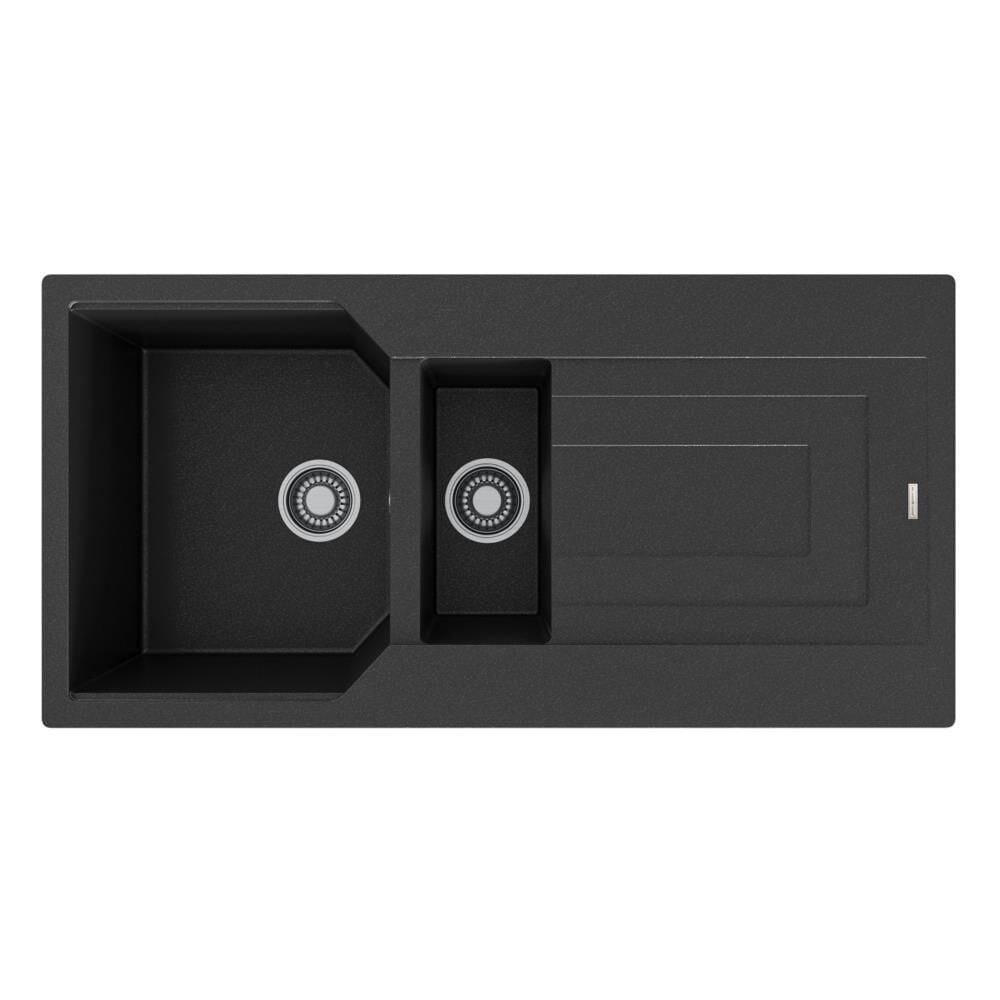 Blackstone ZEUGMA 50X100 CM 1,5 Göz Siyah Granit Evye