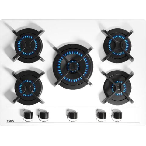 Teka GBC 75030 KBC WH Beyaz Döküm Izgaralı Ocak