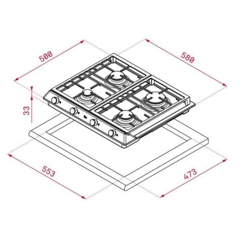 Teka İnox Ankastre Set ( DSJ 650 - EX 60.1 - HSB 646 SS )